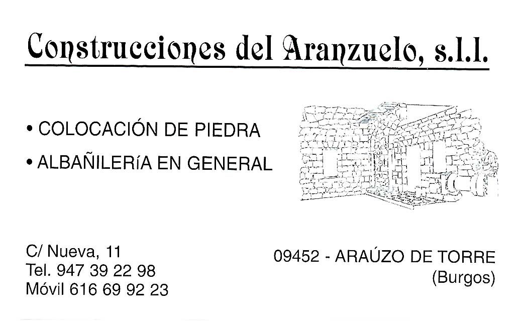 Construcciones del Aranzuelo, s.l.l.